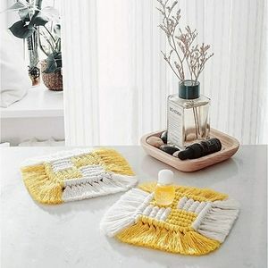 Handmade Macrame Coasters set of two